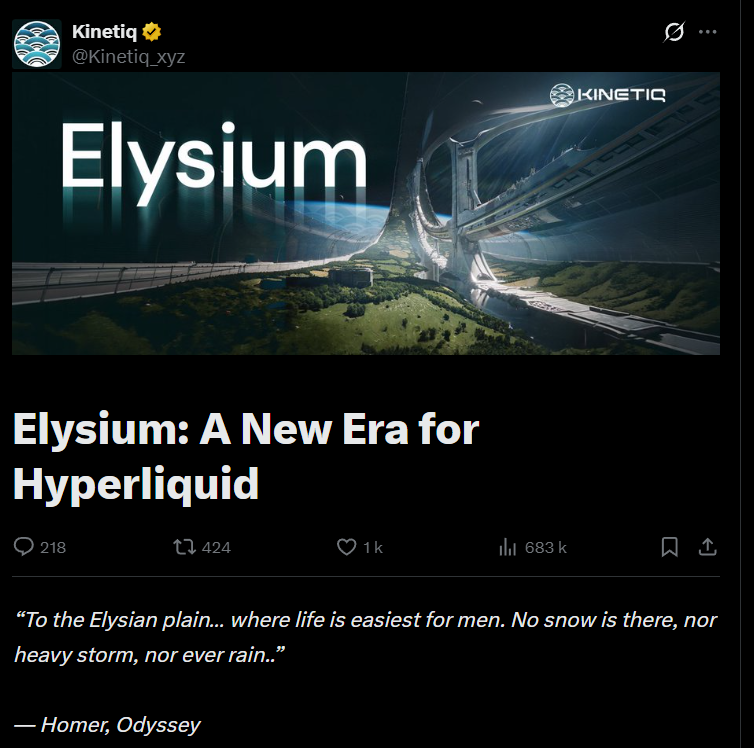 Kinetiq post about Elysium and the Odyssey